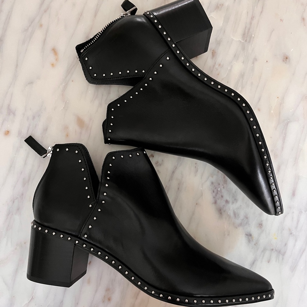 Dolce Vita Brand New Black Studded Booties
